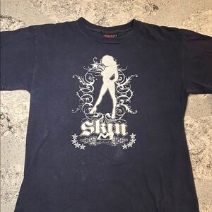 Skin Industries Navy Tee Size M